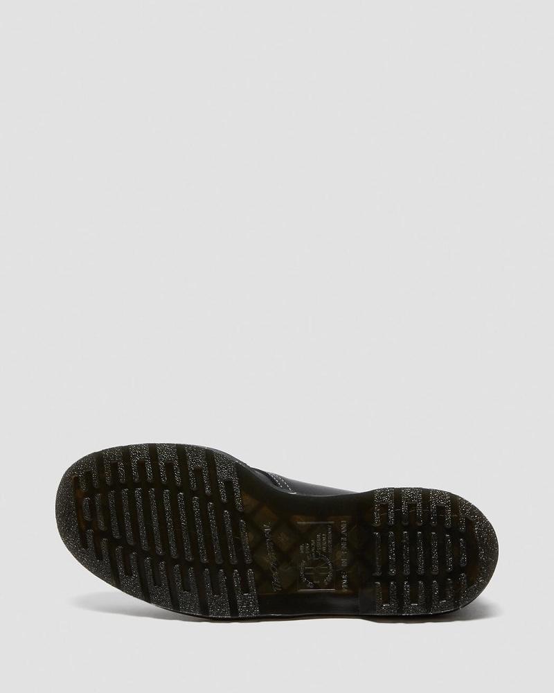 Dr Martens 1461 Made in England Cavalier Lær Oxford Sko Dame Svarte | Norge 43CTV